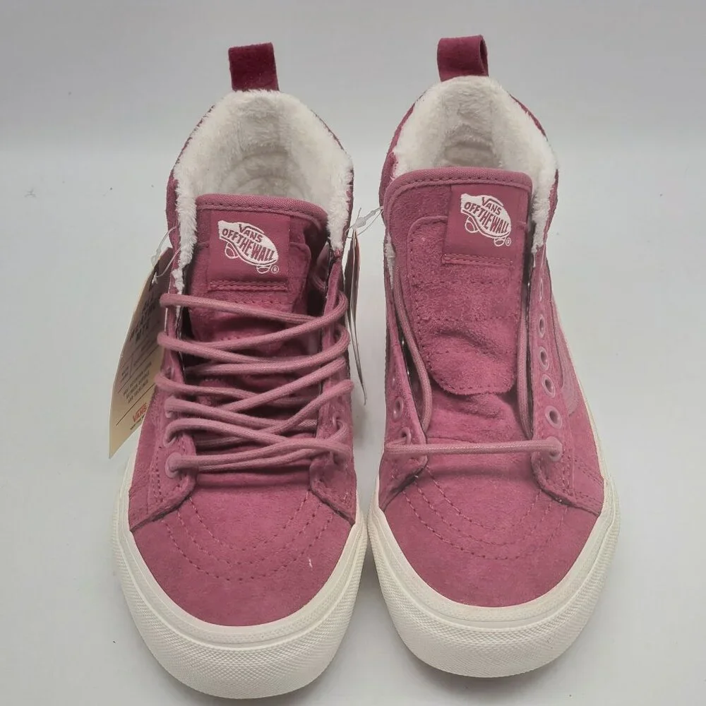 Vans Sk8-Hi Mte Suede Sneaker Shoes In Dry Rose Womens‎ Size 5